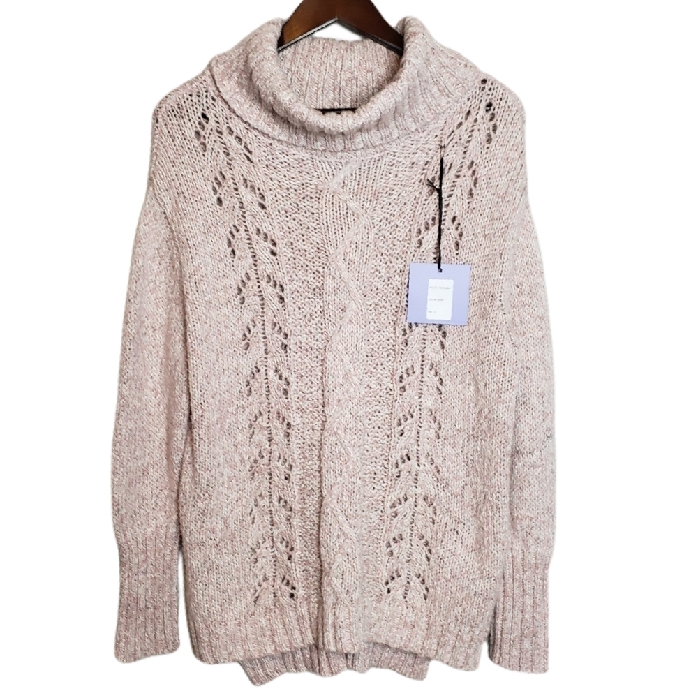 ✅ NWT Michelle Nicole Cable Knit Oversized sweater size S